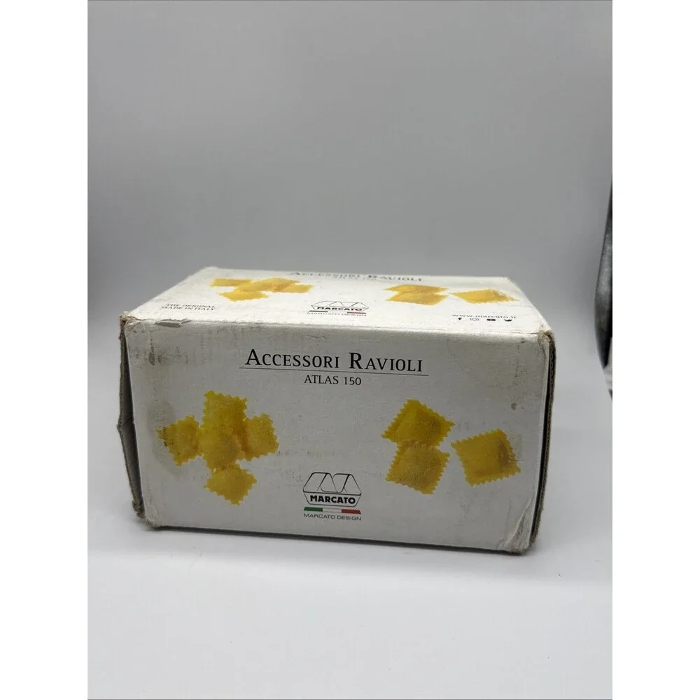 Marcato Ravioli Attachment for Atlas 150 Pasta Machine Silver
